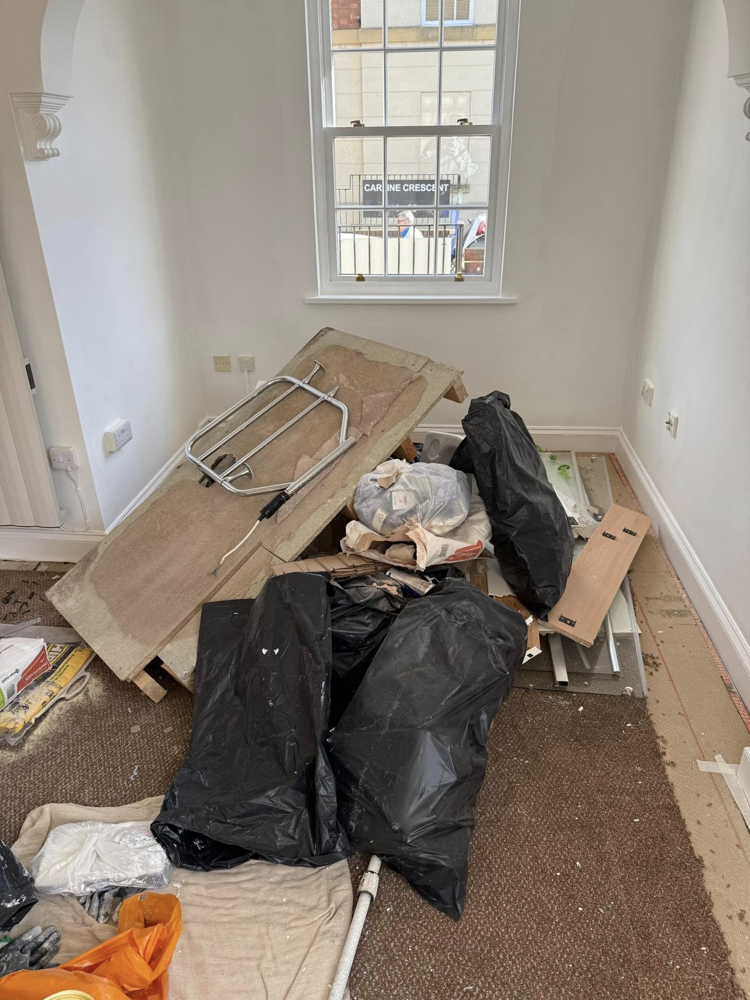 Waste removal after house renovation