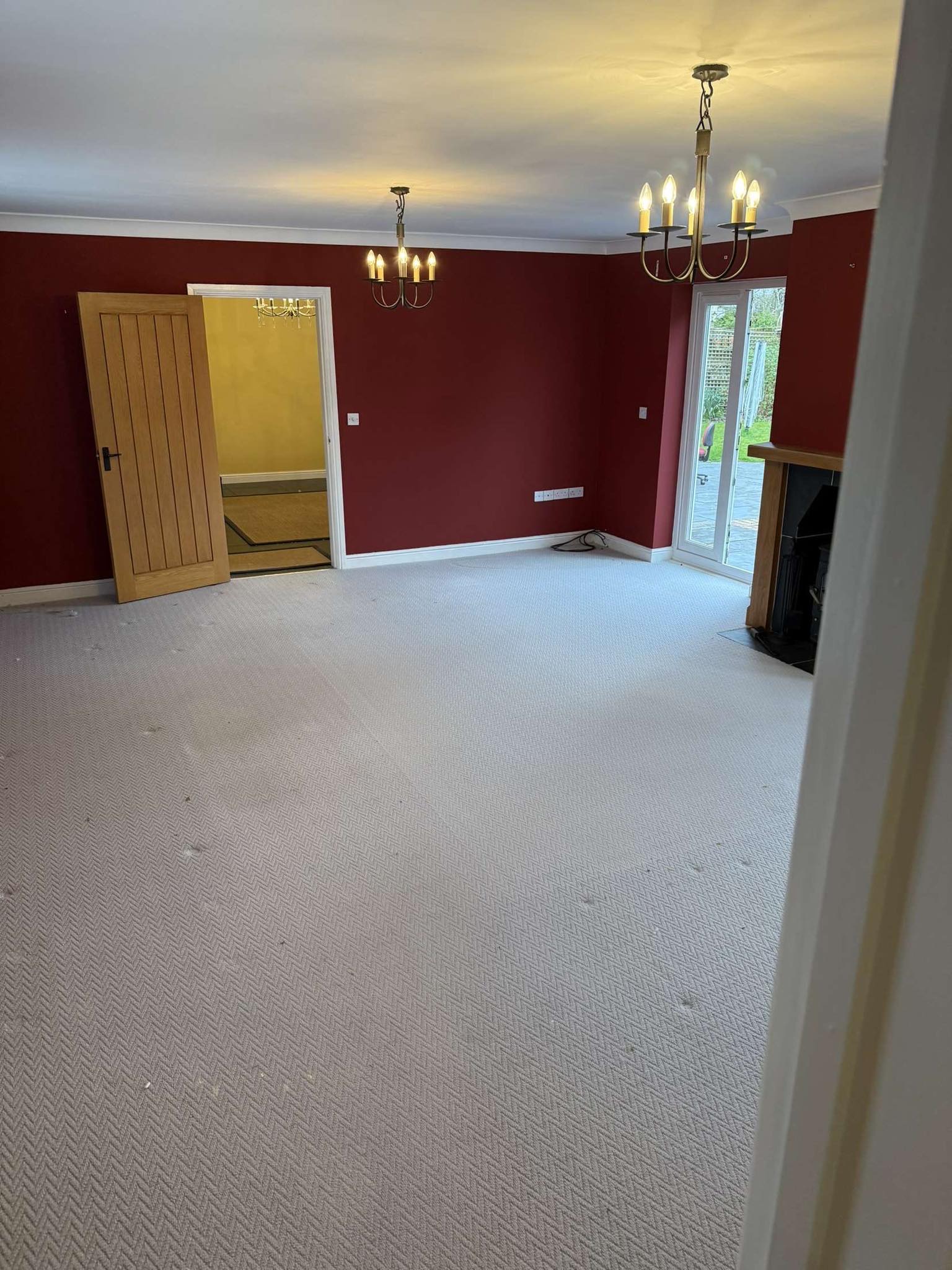 Living room after house removal