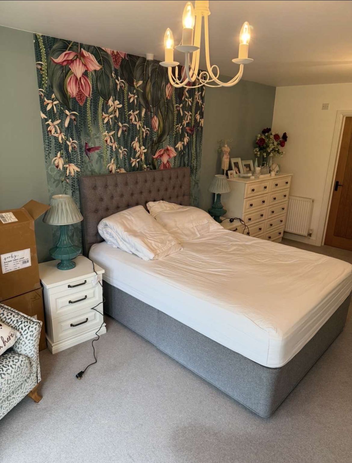 Bedroom furniture before removal