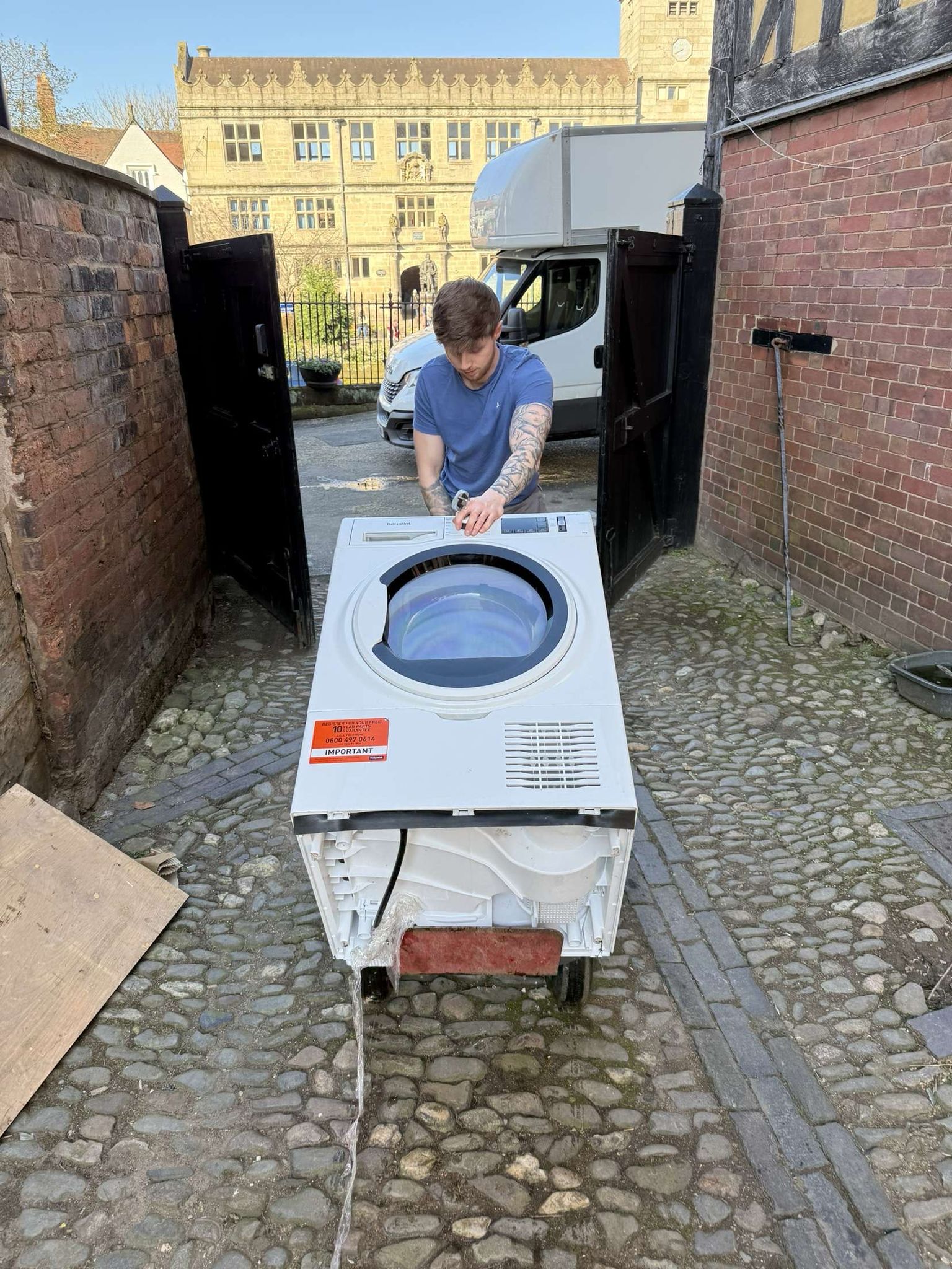 Washing machine removal